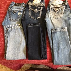 Miss Me and BKE jeans